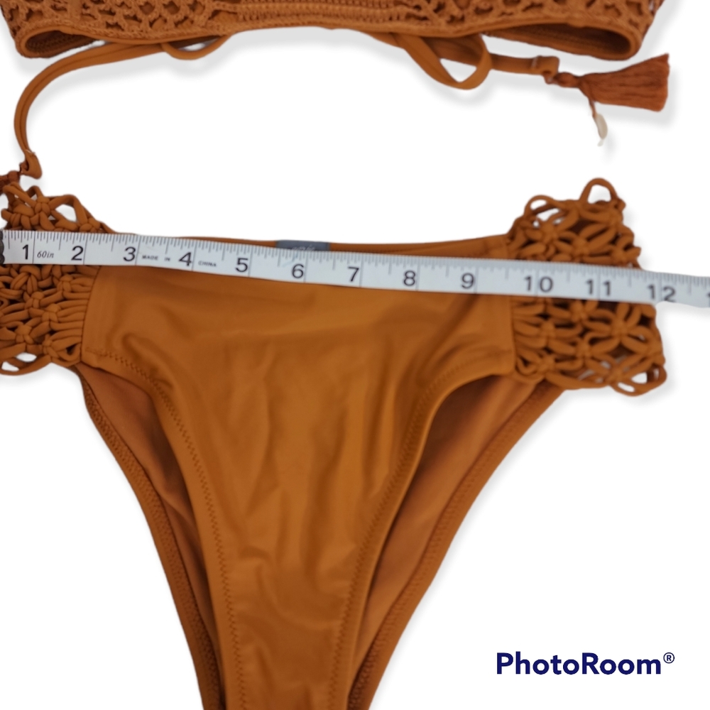 aerie Brown Bikini Bottom MED (Top XXL Listed Separately) - Picture 2 of 2